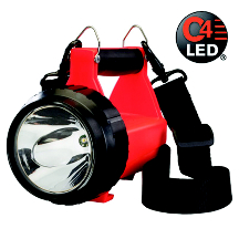 LANTERN RECHARGEABLE LED ORANGE AC/DC - Lanterns: Rechargeable